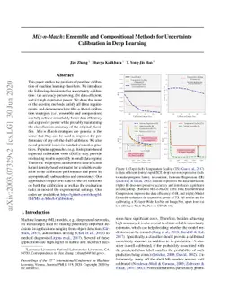 Mix-n-Match: Ensemble and Compositional Methods for Uncertainty
  Calibration in Deep Learning