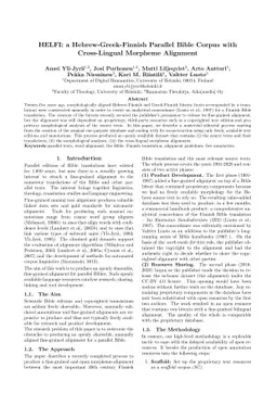 HELFI: a Hebrew-Greek-Finnish Parallel Bible Corpus with Cross-Lingual
  Morpheme Alignment