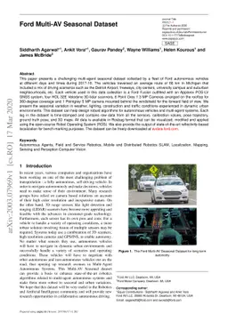 Ford Multi-AV Seasonal Dataset