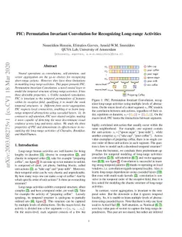 PIC: Permutation Invariant Convolution for Recognizing Long-range
  Activities