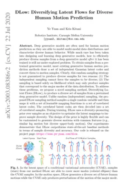 DLow: Diversifying Latent Flows for Diverse Human Motion Prediction