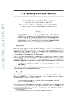 TTTTTackling WinoGrande Schemas