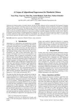 A Corpus of Adpositional Supersenses for Mandarin Chinese