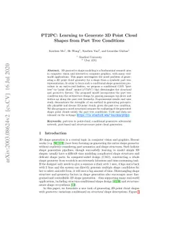 PT2PC: Learning to Generate 3D Point Cloud Shapes from Part Tree
  Conditions
