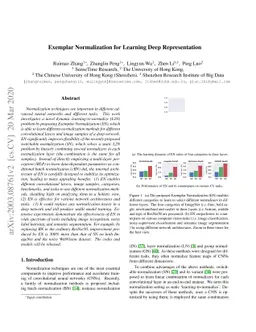 Exemplar Normalization for Learning Deep Representation