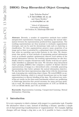 DHOG: Deep Hierarchical Object Grouping