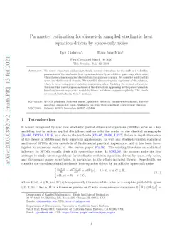 Parameter estimation for discretely sampled stochastic heat equation
  driven by space-only noise
