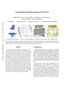 Local Implicit Grid Representations for 3D Scenes