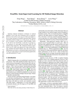 FocalMix: Semi-Supervised Learning for 3D Medical Image Detection