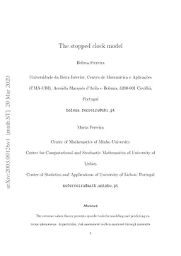 The stopped clock model