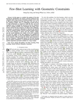 Few-Shot Learning with Geometric Constraints