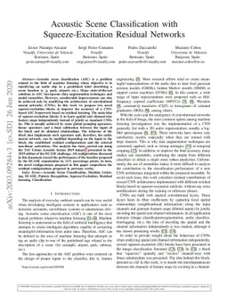 Acoustic Scene Classification with Squeeze-Excitation Residual Networks