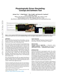 Physiologically Driven Storytelling: Concept and Software Tool