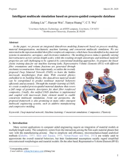 Intelligent multiscale simulation based on process-guided composite
  database