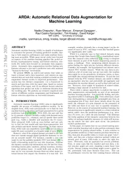 ARDA: Automatic Relational Data Augmentation for Machine Learning