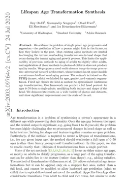 Lifespan Age Transformation Synthesis