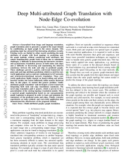 Deep Multi-attributed Graph Translation with Node-Edge Co-evolution
