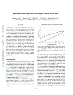 VideoSSL: Semi-Supervised Learning for Video Classification