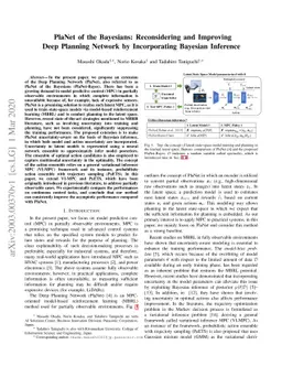 PlaNet of the Bayesians: Reconsidering and Improving Deep Planning
  Network by Incorporating Bayesian Inference
