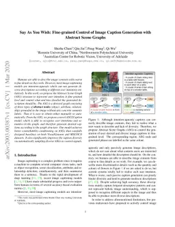 Say As You Wish: Fine-grained Control of Image Caption Generation with
  Abstract Scene Graphs