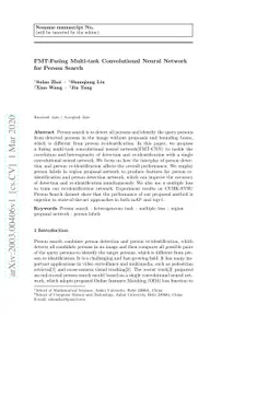 FMT:Fusing Multi-task Convolutional Neural Network for Person Search