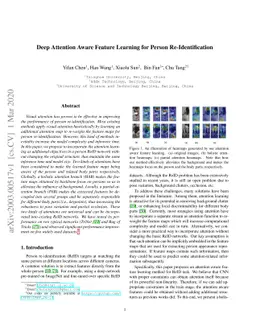 Deep Attention Aware Feature Learning for Person Re-Identification