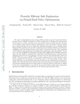 Provably Efficient Safe Exploration via Primal-Dual Policy Optimization