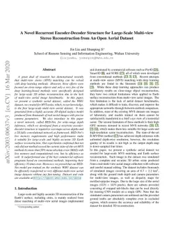 A Novel Recurrent Encoder-Decoder Structure for Large-Scale Multi-view
  Stereo Reconstruction from An Open Aerial Dataset