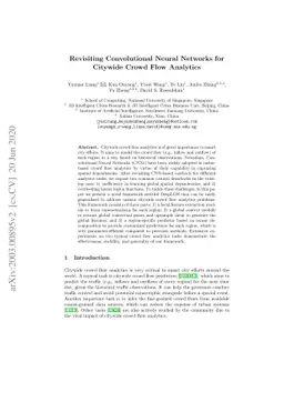 Revisiting Convolutional Neural Networks for Citywide Crowd Flow
  Analytics