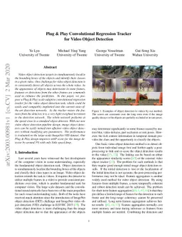 Plug & Play Convolutional Regression Tracker for Video Object Detection