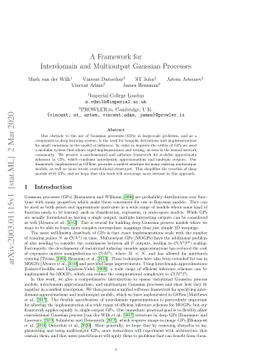 A Framework for Interdomain and Multioutput Gaussian Processes