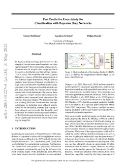 Fast Predictive Uncertainty for Classification with Bayesian Deep
  Networks