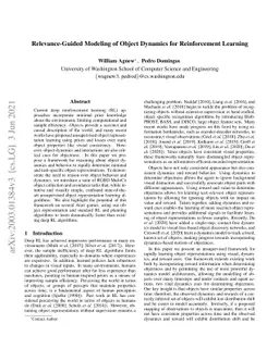 Relevance-Guided Modeling of Object Dynamics for Reinforcement Learning
