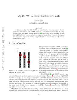VQ-DRAW: A Sequential Discrete VAE