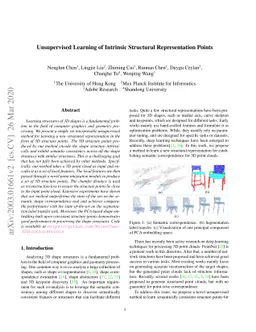 Unsupervised Learning of Intrinsic Structural Representation Points