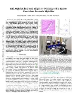 Safe, Optimal, Real-time Trajectory Planning with a Parallel Constrained
  Bernstein Algorithm