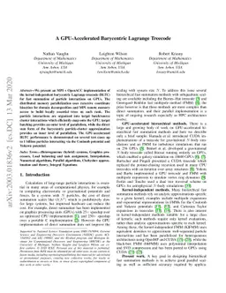 A GPU-Accelerated Barycentric Lagrange Treecode