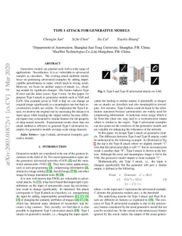 Type I Attack for Generative Models