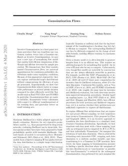 Gaussianization Flows