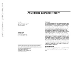 AI-Mediated Exchange Theory