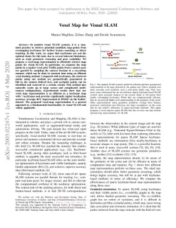 Voxel Map for Visual SLAM