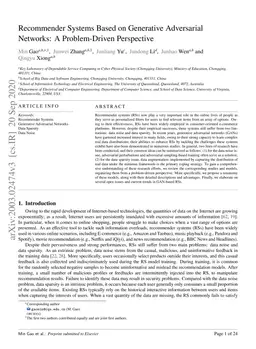 Recommender Systems Based on Generative Adversarial Networks: A
  Problem-Driven Perspective