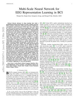 Multi-Scale Neural network for EEG Representation Learning in BCI