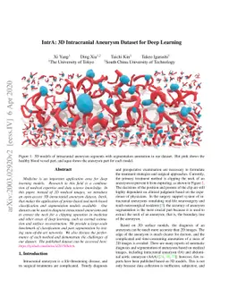 IntrA: 3D Intracranial Aneurysm Dataset for Deep Learning