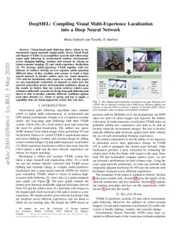 DeepMEL: Compiling Visual Multi-Experience Localization into a Deep
  Neural Network