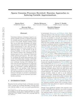 Sparse Gaussian Processes Revisited: Bayesian Approaches to
  Inducing-Variable Approximations