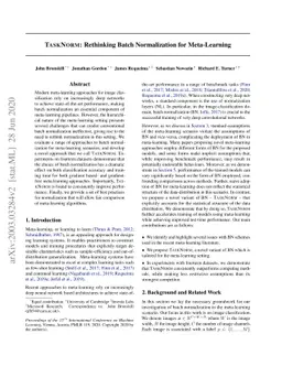 TaskNorm: Rethinking Batch Normalization for Meta-Learning