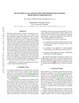 Multi-Time-Scale Convolution for Emotion Recognition from Speech Audio
  Signals
