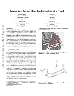 Keeping Your Friends Close: Land Allocation with Friends