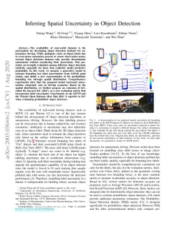 Inferring Spatial Uncertainty in Object Detection
